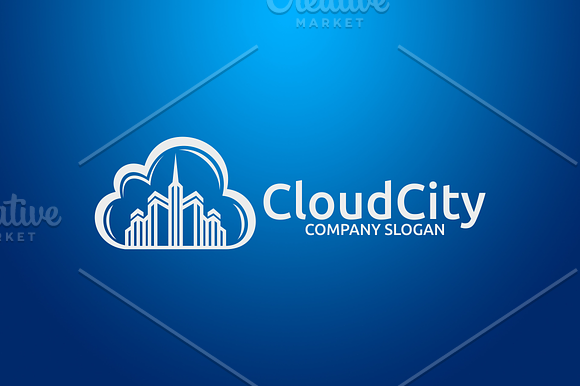 Cloud City in Logo Templates - product preview 1