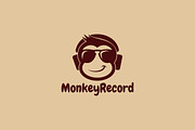 Monkey Record Logo Template