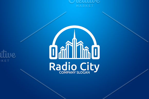 Radio City in Logo Templates - product preview 1