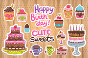 Happy Birthday cute sweets
