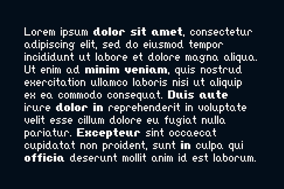 Jeebz: 8-bit font in Display Fonts - product preview 3
