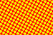 Abstract background of yellow dots on red background