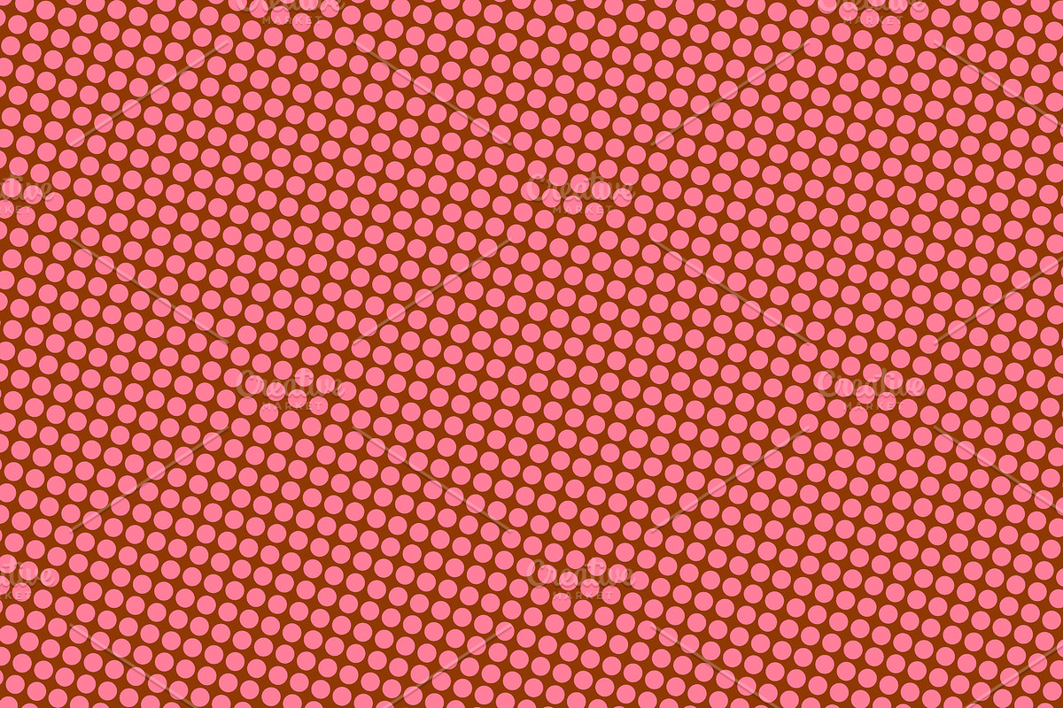 Abstract background of brown dots on red background in Illustrations - product preview 8