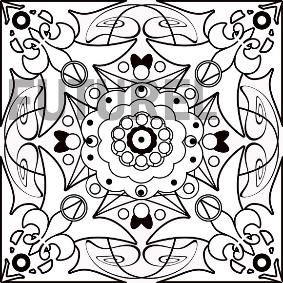Coloring Page, Adult Coloring Page in Illustrations - product preview 4