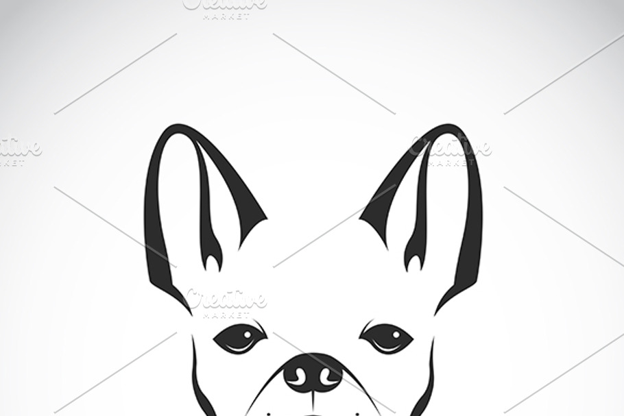Vector of a dog (bulldog). Animal. in Dog Icons - product preview 8