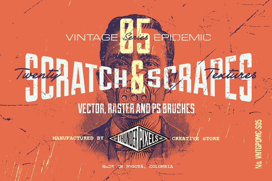 20 Scratch & Scrapes Textures -VES05 in Textures - product preview 8
