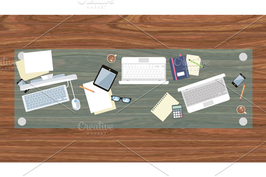 Work Table Document in Illustrations - product preview 8