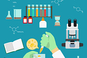 Chemistry laboratory concept