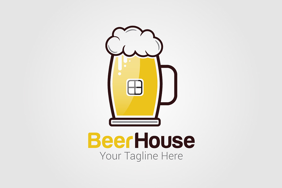 Beer House Logo Template in Logo Templates - product preview 8