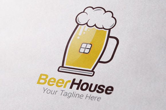 Beer House Logo Template in Logo Templates - product preview 1