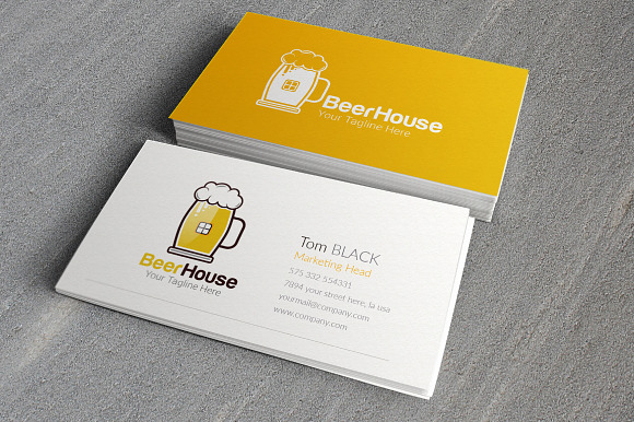 Beer House Logo Template in Logo Templates - product preview 3