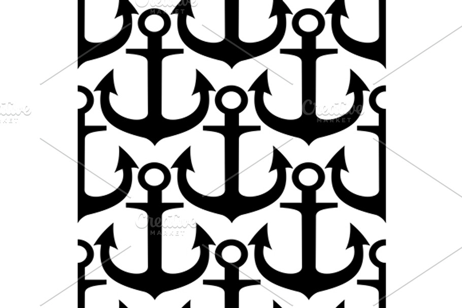 Marine anchors seamless pattern in Patterns - product preview 8