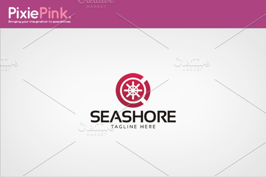 Sea Shore Logo Template in Logo Templates - product preview 8