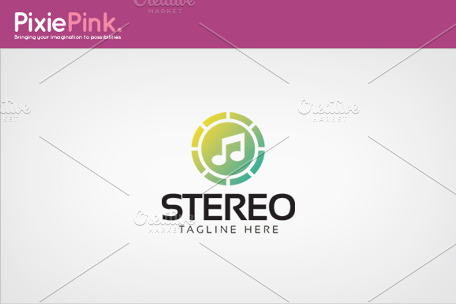 Stereo Logo Template in Logo Templates - product preview 8