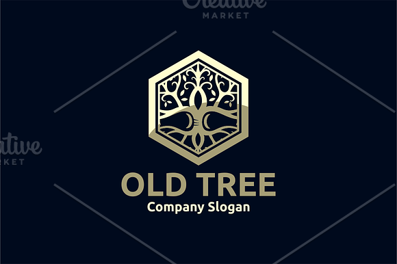 Old Tree in Logo Templates - product preview 1