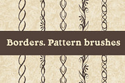 Pattern brushes. Borders
