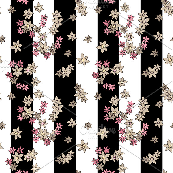 50% OFF SALE Floral patterns striped in Patterns - product preview 5
