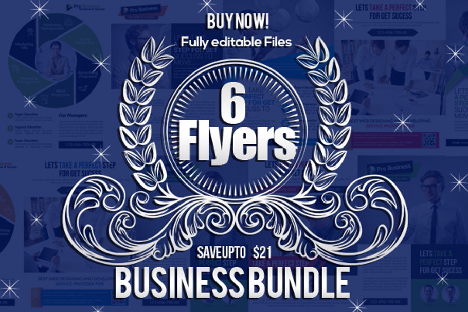 6 Creative Business Flyers Bundle