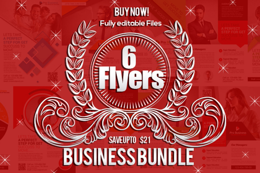 6 Corporate Business Flyers Bundle