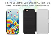 iPhone 6-6s Leather Flip Case Mockup