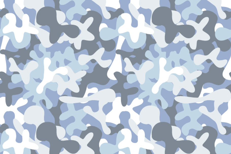 Military snow camouflage in Patterns - product preview 8