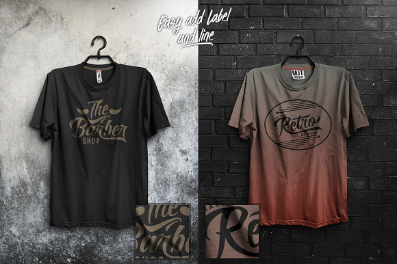 MJT Realistic T-Shirt Mock-Up in Product Mockups - product preview 2