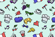 Paris symbols pattern 