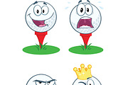 Golf Ball With Tee Collection