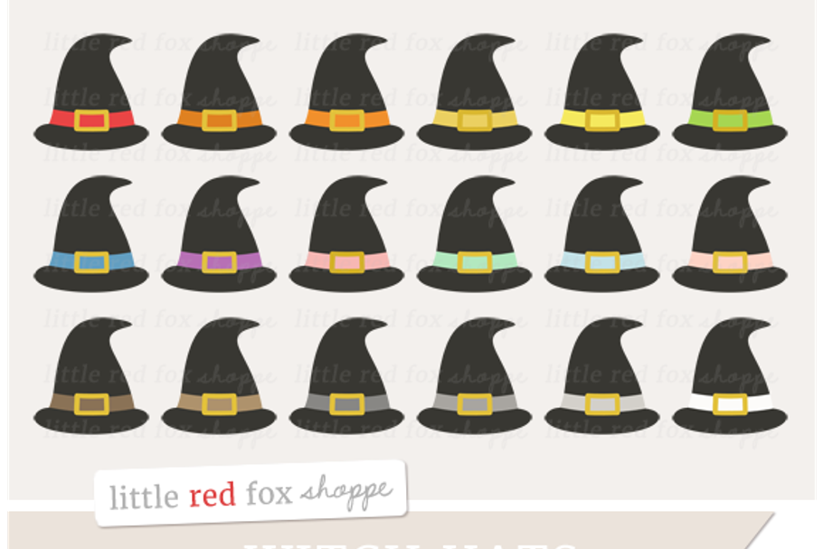 Witch Hat Clipart in Illustrations - product preview 8