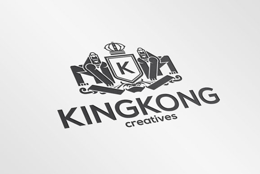 King Kong Crest Logo in Logo Templates - product preview 8
