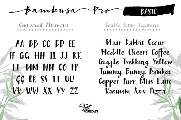 50% OFF Bambusa Pro in Script Fonts - product preview 10
