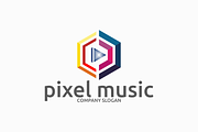 Pixel Music Logo