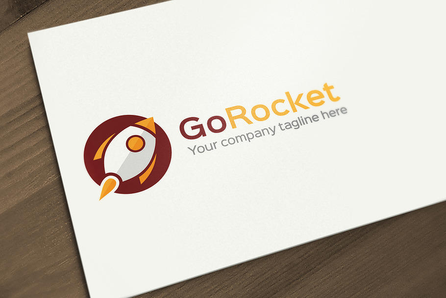 Go Rocket Logo Design Template in Logo Templates - product preview 8