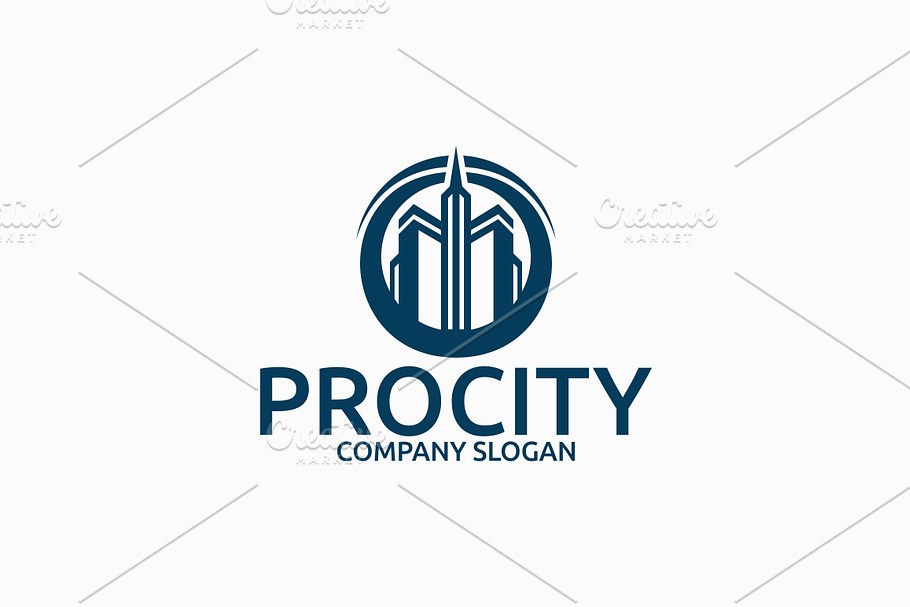 Pro City Logo in Logo Templates - product preview 8