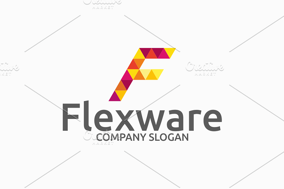 Flexware - letter F Logo in Logo Templates - product preview 8