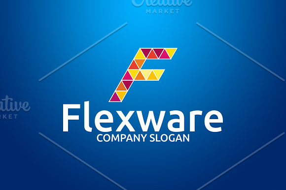 Flexware - letter F Logo in Logo Templates - product preview 1