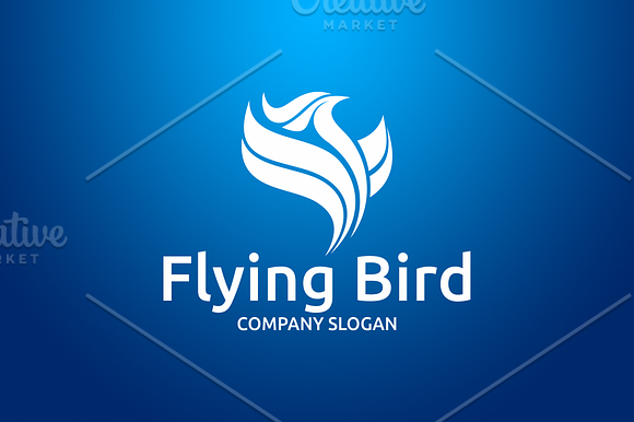 Flying Bird Logo in Logo Templates - product preview 1