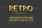retro typography design