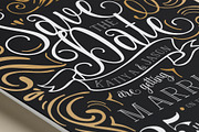 Typography Save The Date