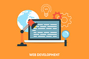 Web development concept