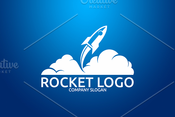Rocket Logo in Logo Templates - product preview 1