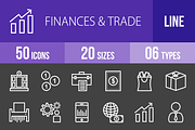 50 Finances & Trade Line Inverted