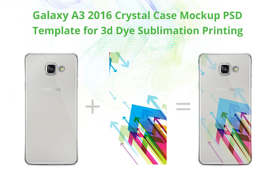 Galaxy A3 2016 3d Crystal Case  in Product Mockups - product preview 8