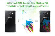 Galaxy A9 Crystal Case Mockup