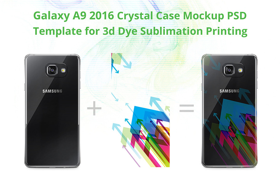 Galaxy A9 Crystal Case Mockup in Product Mockups - product preview 8