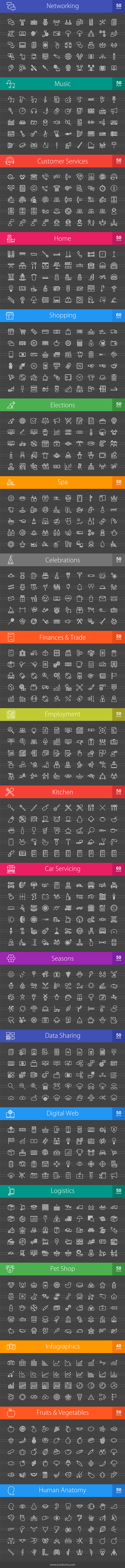 1010 Line Inverted Icons in Icons - product preview 1