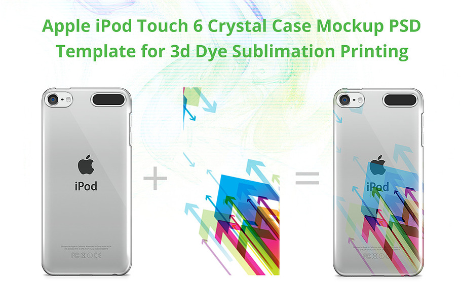 iPod Touch Crystal Case Mockup in Product Mockups - product preview 8
