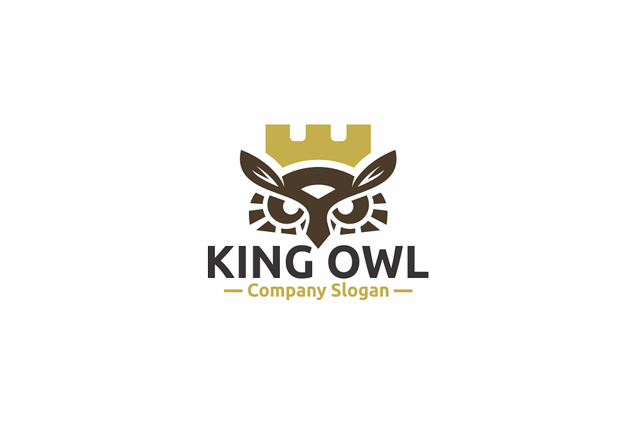 King Owl in Logo Templates - product preview 8