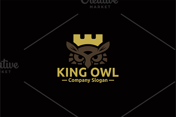 King Owl in Logo Templates - product preview 1