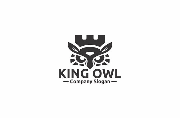 King Owl in Logo Templates - product preview 2